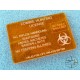 Zombie Hunting Licence (Orange)